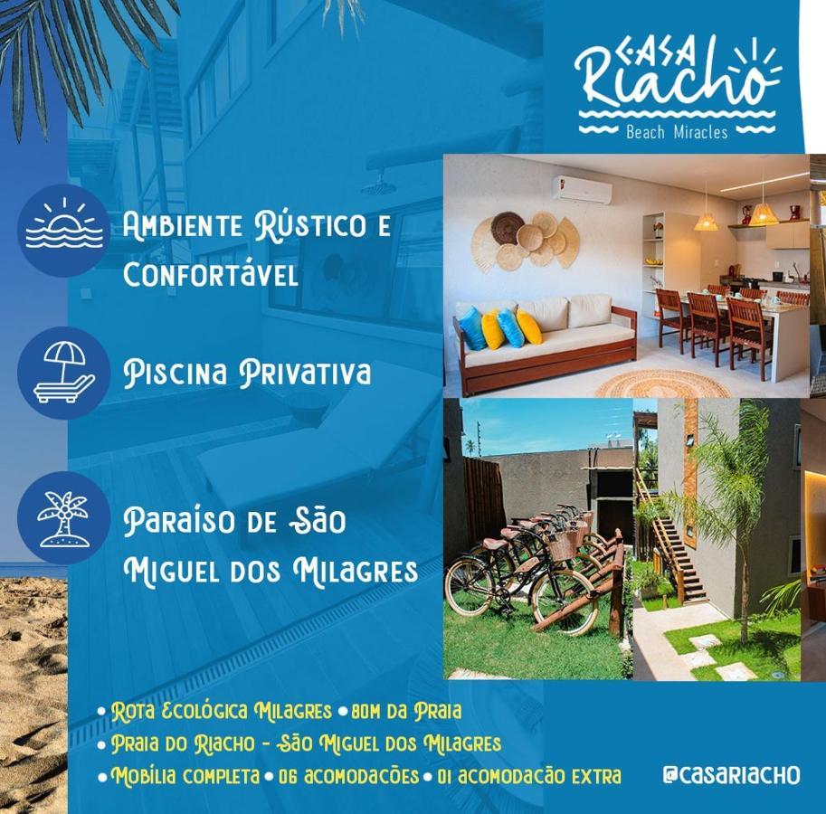 Casa Riacho Villa São Miguel dos Milagres Eksteriør billede
